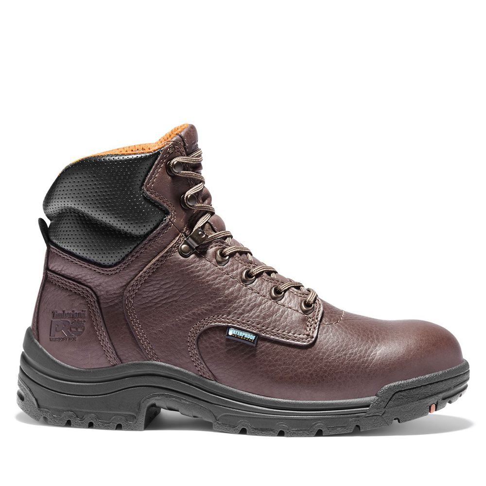 Bocanci De Muncă Timberland Barbati Maro Inchis - Pro® Titan® 6" Soft Toe - Romania - TVQIZF824